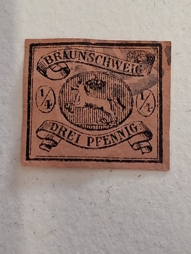 Timbre allemand brunswick - timbre,