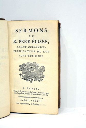 Livre ancien sermons pere - livre,