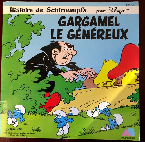 Disque vinyle 45t gargamel - 45t,
