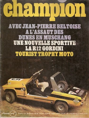 Champion 1970 r12 gordini - 1970,