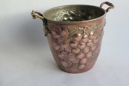 Seau champagne cuivre - champagne,