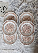 6 assiettes à dessert vintage