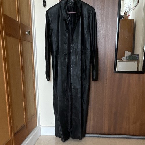 Dks manteau long cuir - manteau,