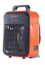 GÉNÉRATEUR D'AIR CHAUD BRIXO VENTILATEUR 3000W - L27xP25xH40 CM  