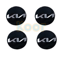 New BLACK Wheel Center Hub Cap 52960-R0100 4p for Kia Sportage Telluride 2023