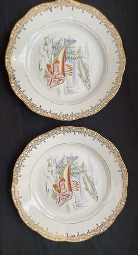 Assiettes vintage dessin - vintage,