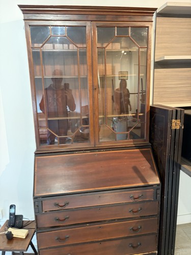 Secrétaire bois marron