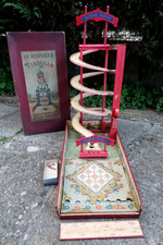 Villard et Weill Le Nouveau Toboggan Tournant 74Cm Superbe Etat Jeu Ancien 1910