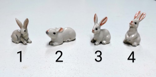 Lièvres miniatures bibelots - miniatures,,
