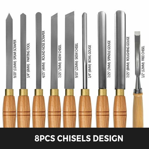 Ciseaux bois 8pcs - bois,