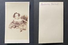 The actress Marie Dorval, mistress of Alfred de Vigny, circa 1860 vintage