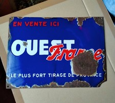 Plaque émaillée Journal