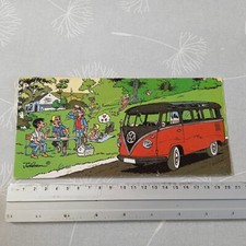 Carte postale Spirou - Jidéhem - VOLKSWAGEN COMBI