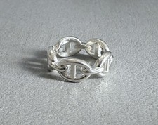 Bague HERMES neuve en argent -