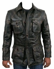 Blouson motard homme vintage