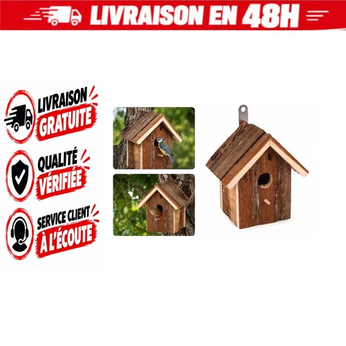 Nichoir oiseaux bois gitano - oiseaux,