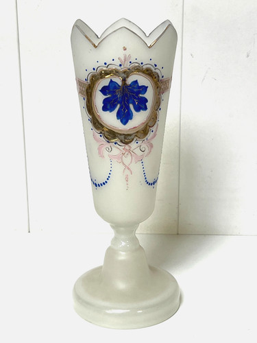 Vase ancien opaline - ancien, en