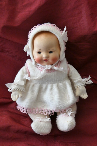 Poupée poupon bébé ancien - poupée,