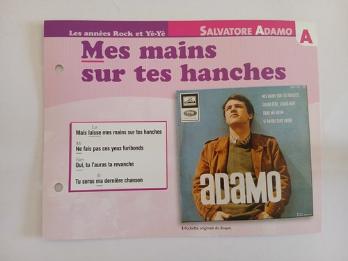 Carte fiche salvatore adamo - -,