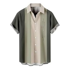 Chemise de bowling à manches