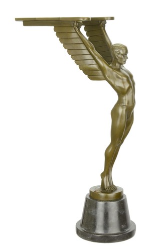 Sculpture bronze icare - sculpture, en