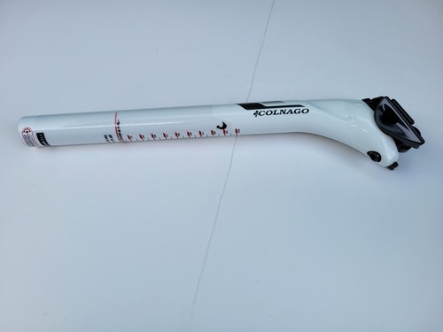 Colnago carbon white seatpost - colnago,