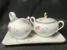 Vintage Seltmann Weiden Bavaria Liane Porcelain Creamer, Sugar Bowl, & Plate Set