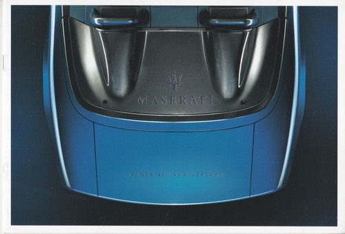 Catalogue brochure maserati - catalogue,