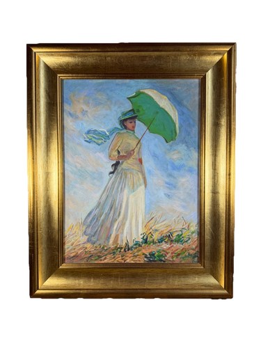 Femme ombrelle huile - l’ombrelle,