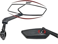 Rétroviseur Gauche Droit Vélo Universel Guidon 22-25mm Rotatif 360° VTT, Scooter