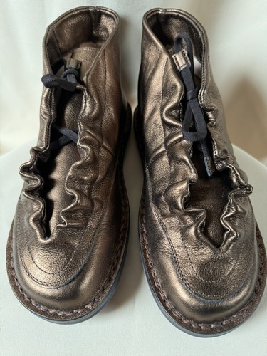 Trippen bottines cuir bronze - trippen,