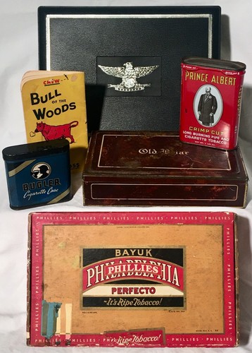 Lot vtg cigar tobacco - lot, 6