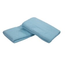 LOT DE 2 DRAP PLAT BLEU POUR