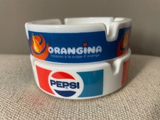 lot 2 Cendriers verre opaline