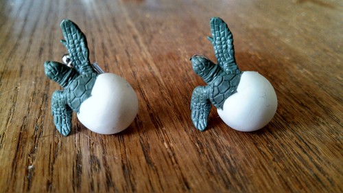 Mer tortue boutons - mer,