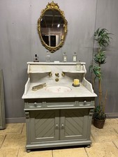 meuble de toilette rénové