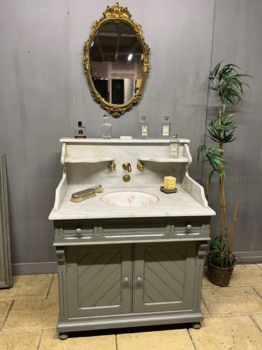 Meuble toilette rénové - meuble,