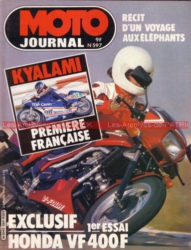 Moto journal 597 honda 400 - moto,