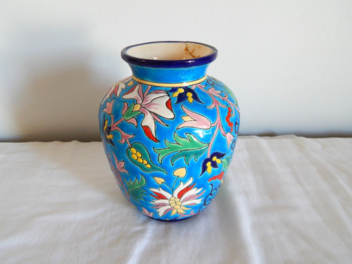 Ancien vase faïence - ancien,