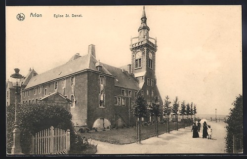 Cpa arlon eglise donat - cpa,