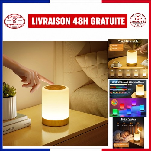 Lampe chevet tactile - lampe,