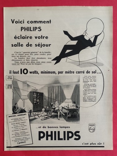 Publicité presse lampes - publicité, de