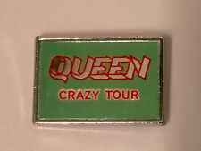 Queen Crazy Tour band vintage RARE rock hardrock logo badge music band