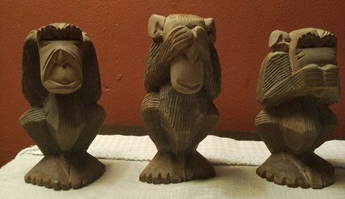 Ensemble singes sagesse - ensemble, en
