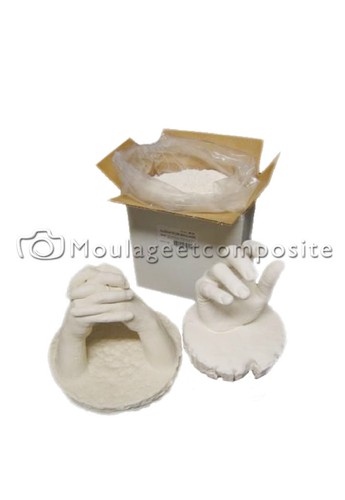 Plâtre moulage blanc et - plâtre,