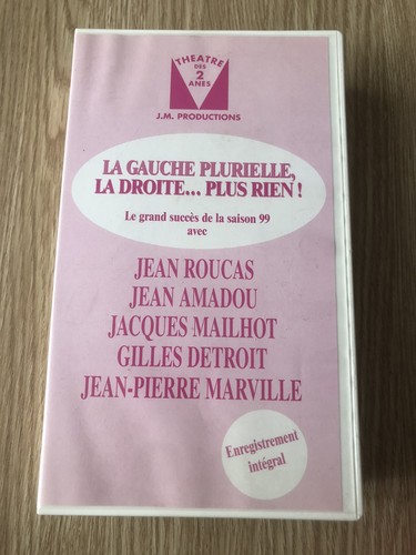 Cassette vidéo vhs gauche - vhs,