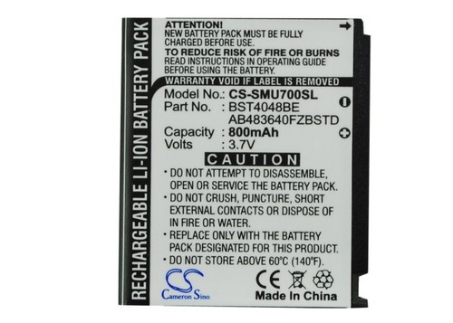 Batterie 800mah type - 800mah,