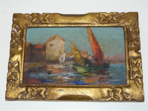 Petit tableau hsp signé geo - *petit,