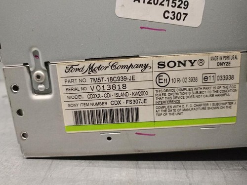 7m5t18c939je autoradio ford - 7m5t18c939je,