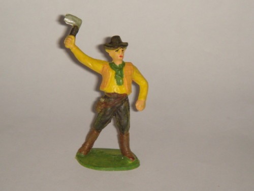 Figurine jim cow boys avec - ,